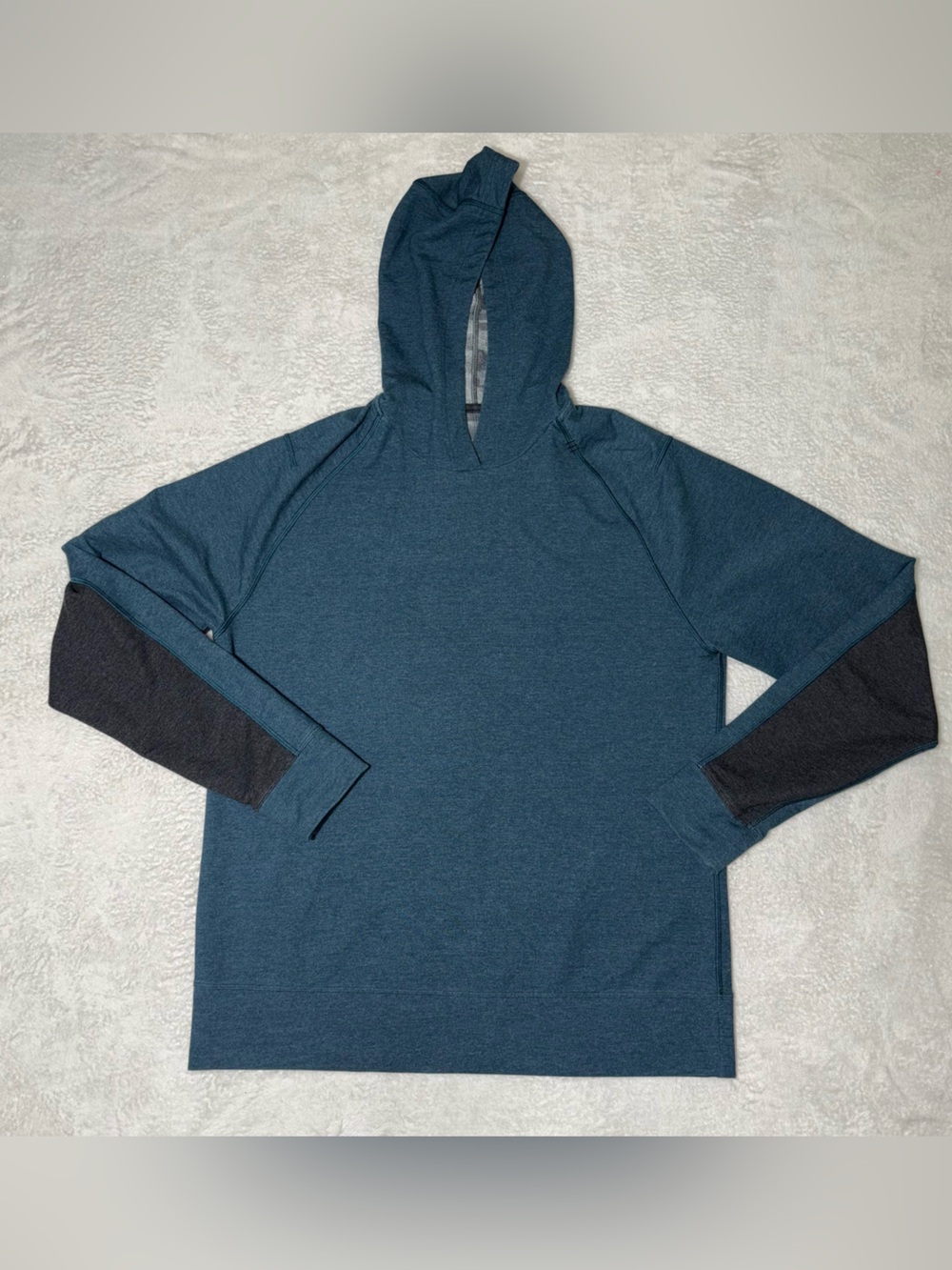Lululemon Pave Pullover Hoodie Alberta Lake / Black M3E15S Men’s Medium